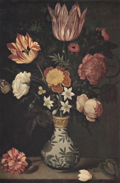 Anonimo — Ambrosius Bosschaert. Natura morta 1619. Rijksmuseum Amsterdam — insieme